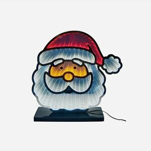 Santa Claus Infinity Mirror New In Box